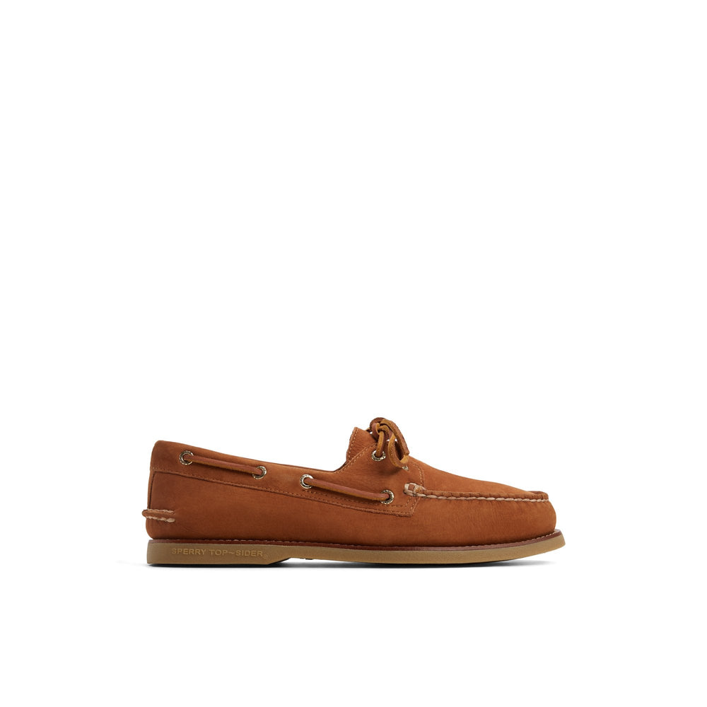 Gold Authentic Original™ 2-Eye Lite Boat Shoe Light Brown Men's Leather