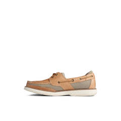Surveyor 2-Eye Boat Shoe White Men's