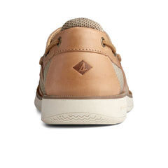 Surveyor 2-Eye Boat Shoe White Men's