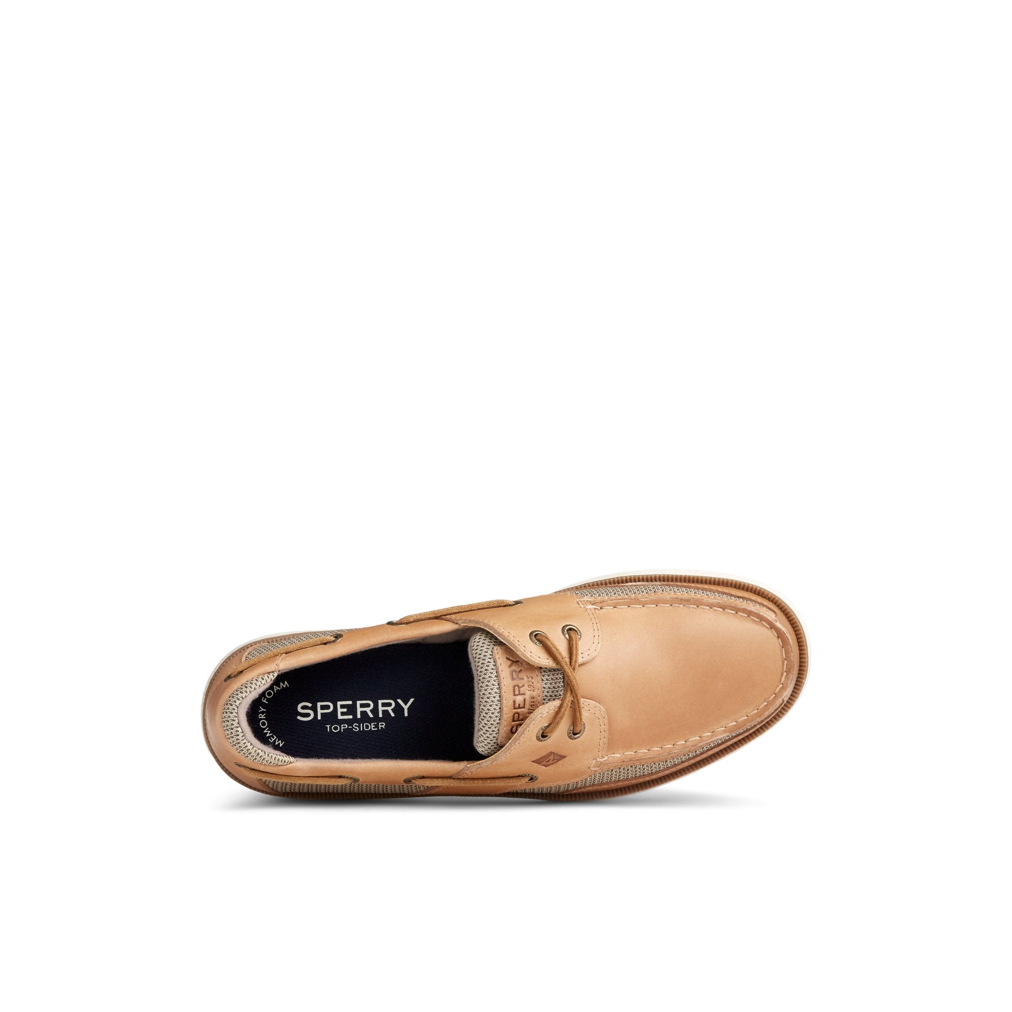 Surveyor 2-Eye Boat Shoe White Men's