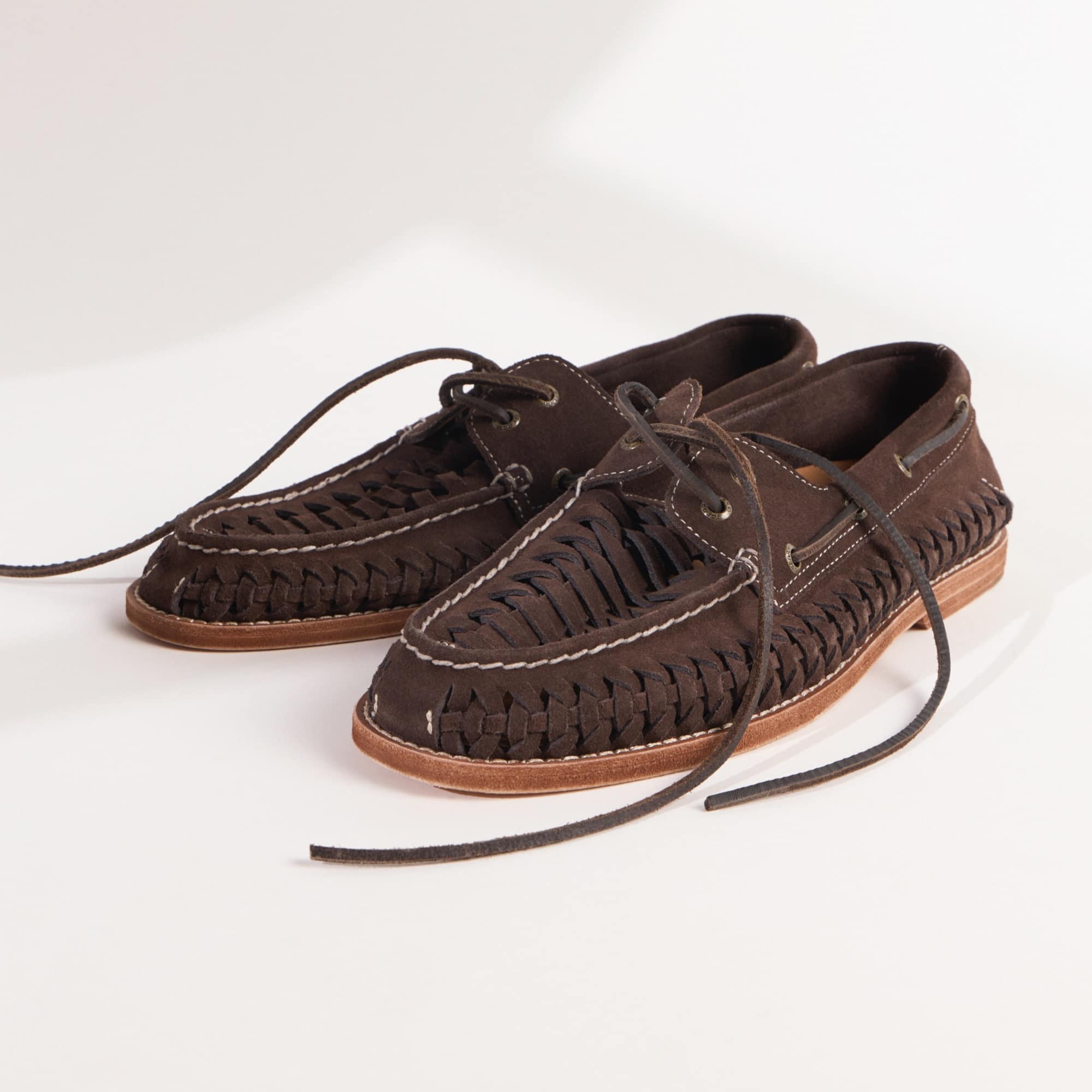 Gcao2eywoven Other Brown Men's Leather