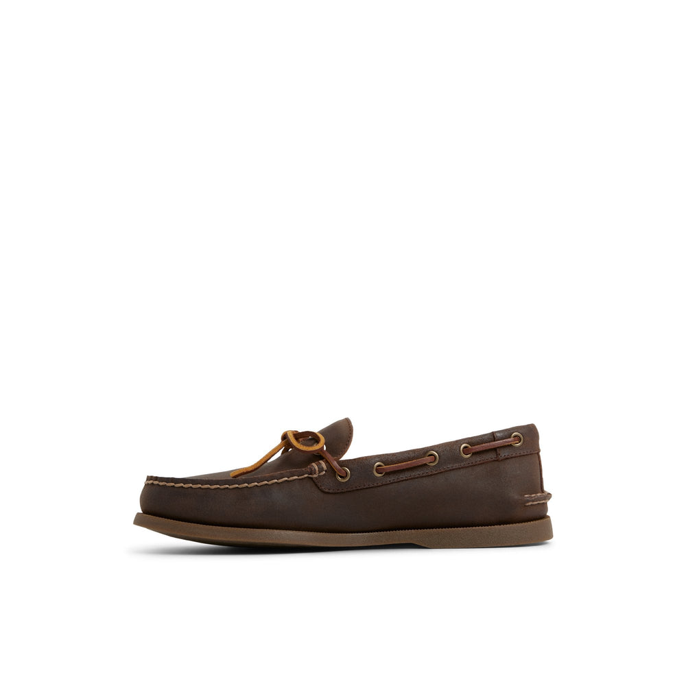Authentic Original™ 1-Eye Boat Shoe Dark Brown