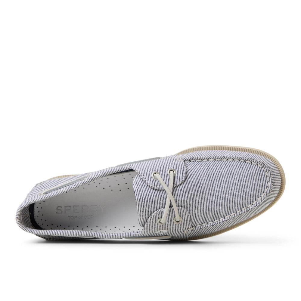 Authentic Original™ 2-Eye Boat Shoe White Print