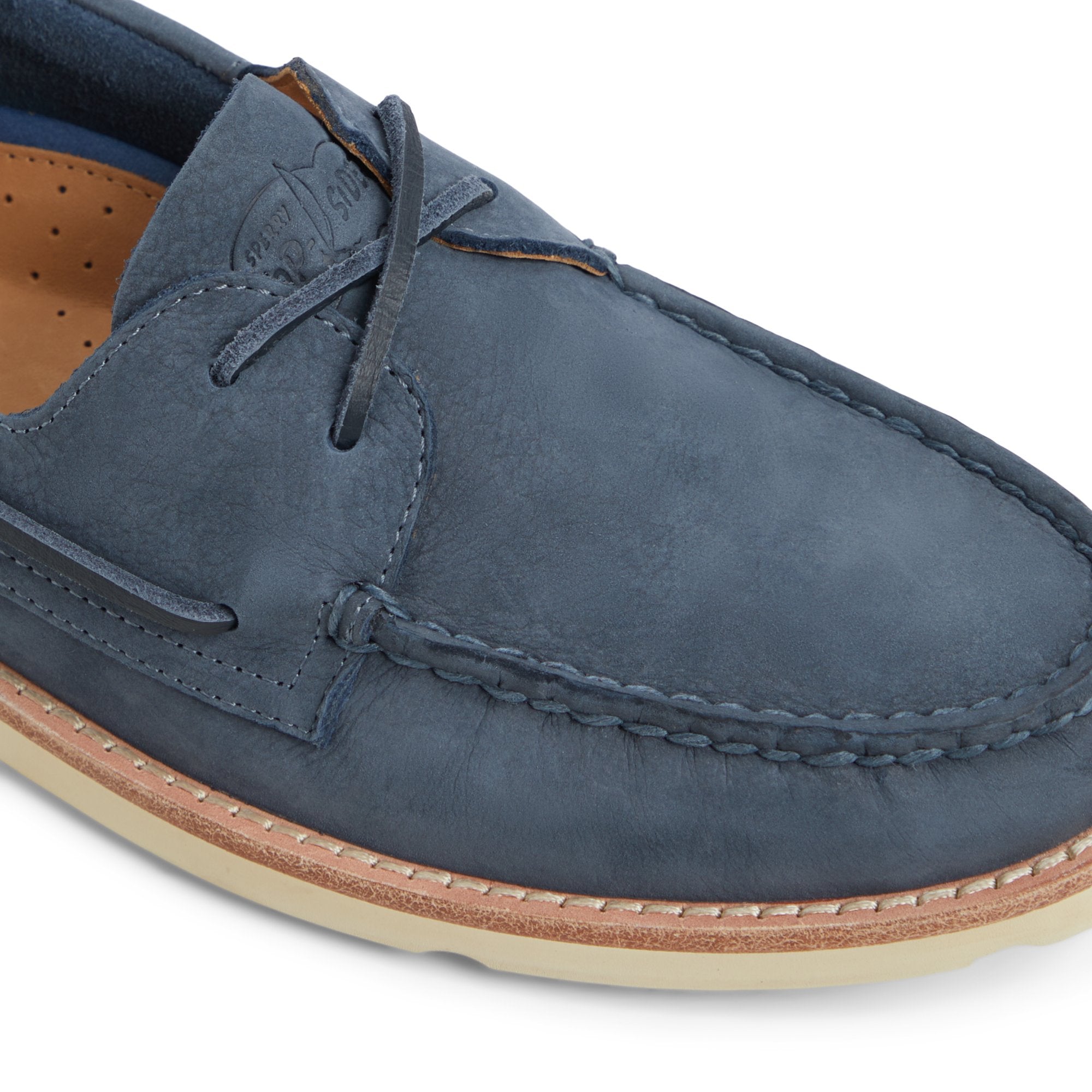 Authentic Original™ 2-Eye Lite Boat Shoeripple Dust Blue Men's Leather