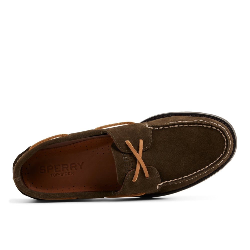Authentic Original™ 2 Eye Ripple Boat Shoe Olive