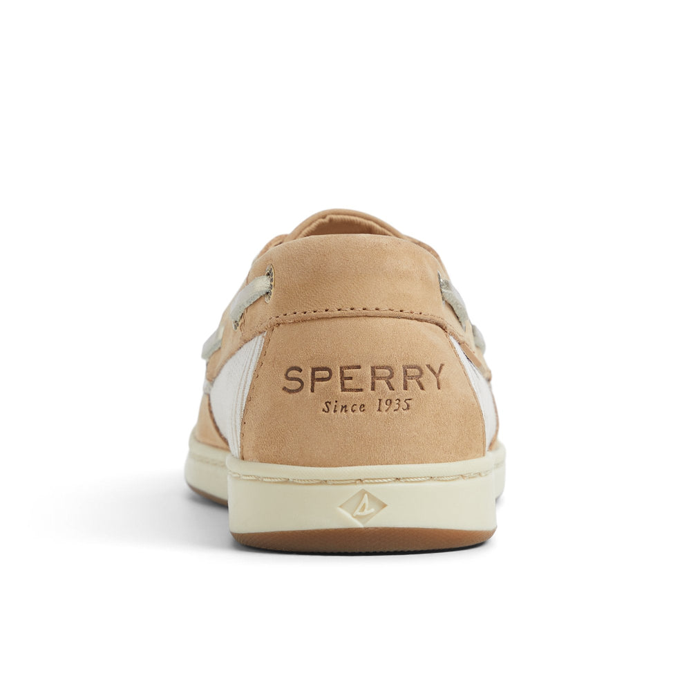 Coastfish 2 Eye Boat Shoe Linen Multi