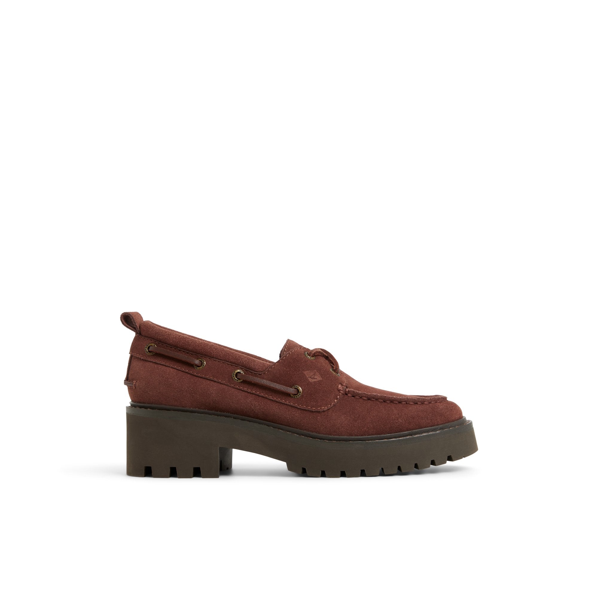 Authentic Original™ Lug 2-Eye Boat Shoe Dark Choco