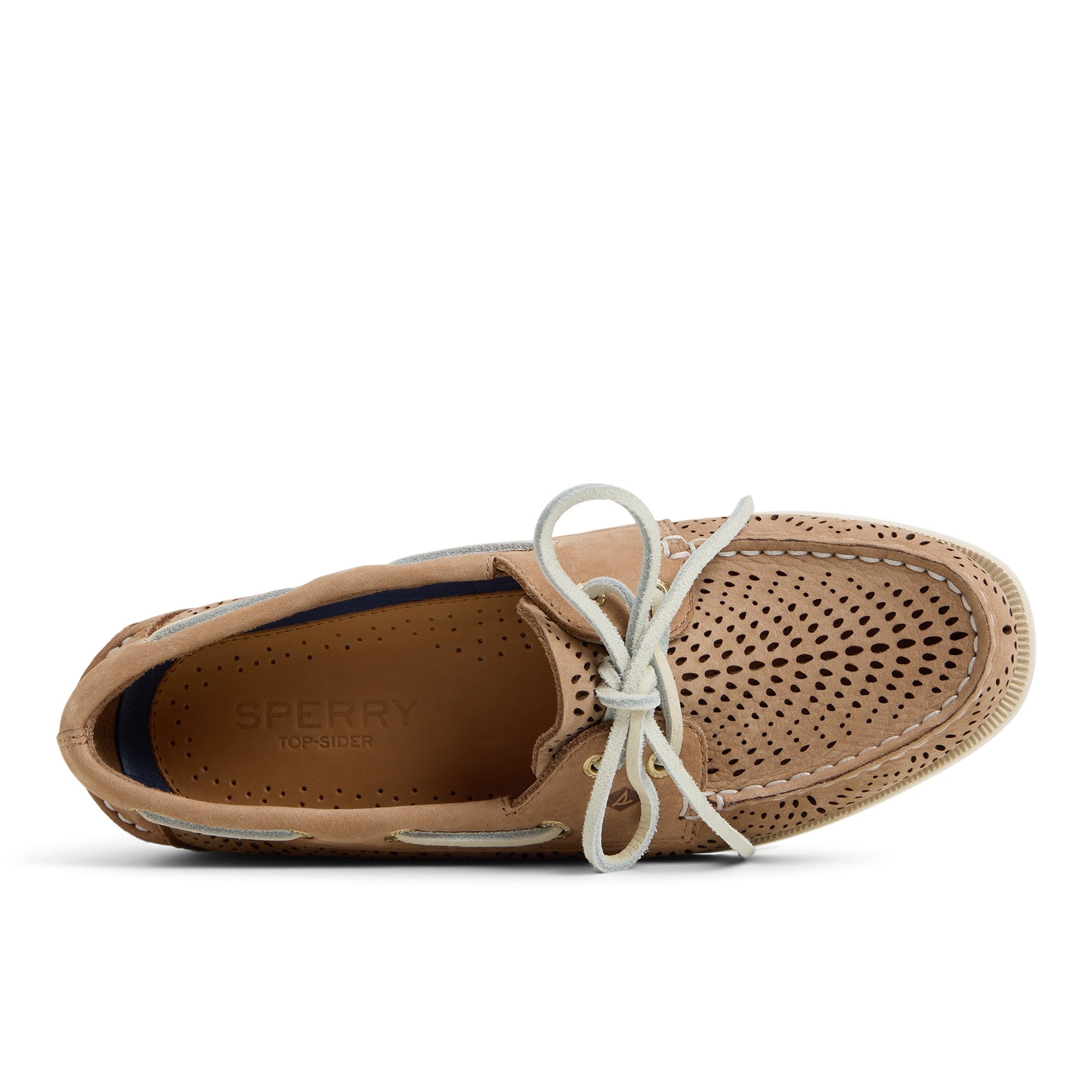Authentic Original™ 2-Eye Lite Boat Shoe perf Medium Beige Women's Women