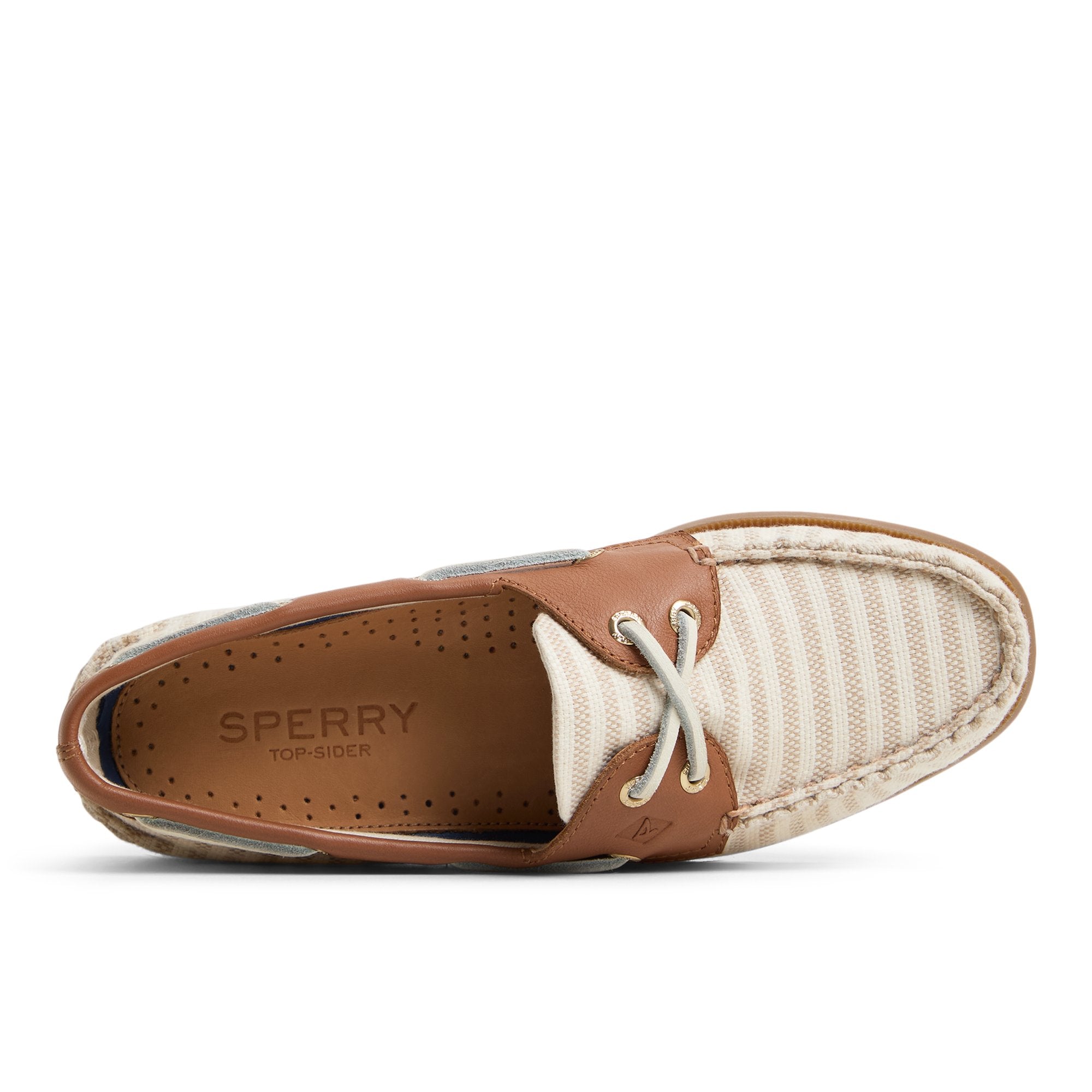 Authentic Original™ 2 Eye Boat Shoe White/Bone Women's Women