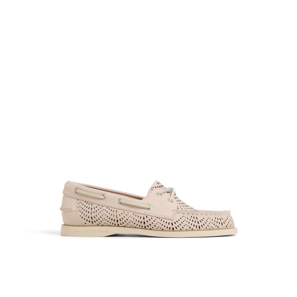 Authentic Original™ 2-Eye Perforated Boat Shoe Light Pink