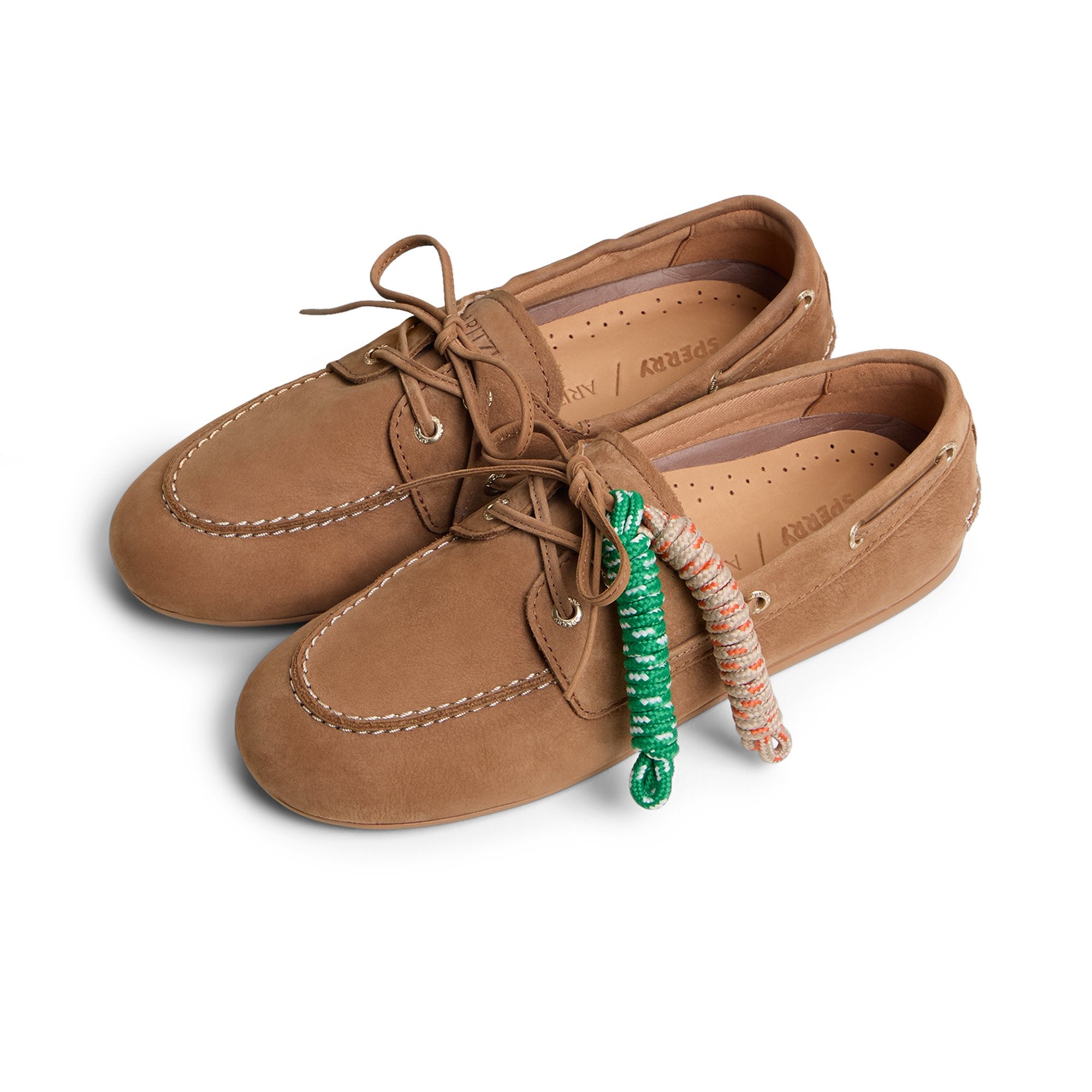 Sperry x Aritzia Slim Boat Shoe Tan