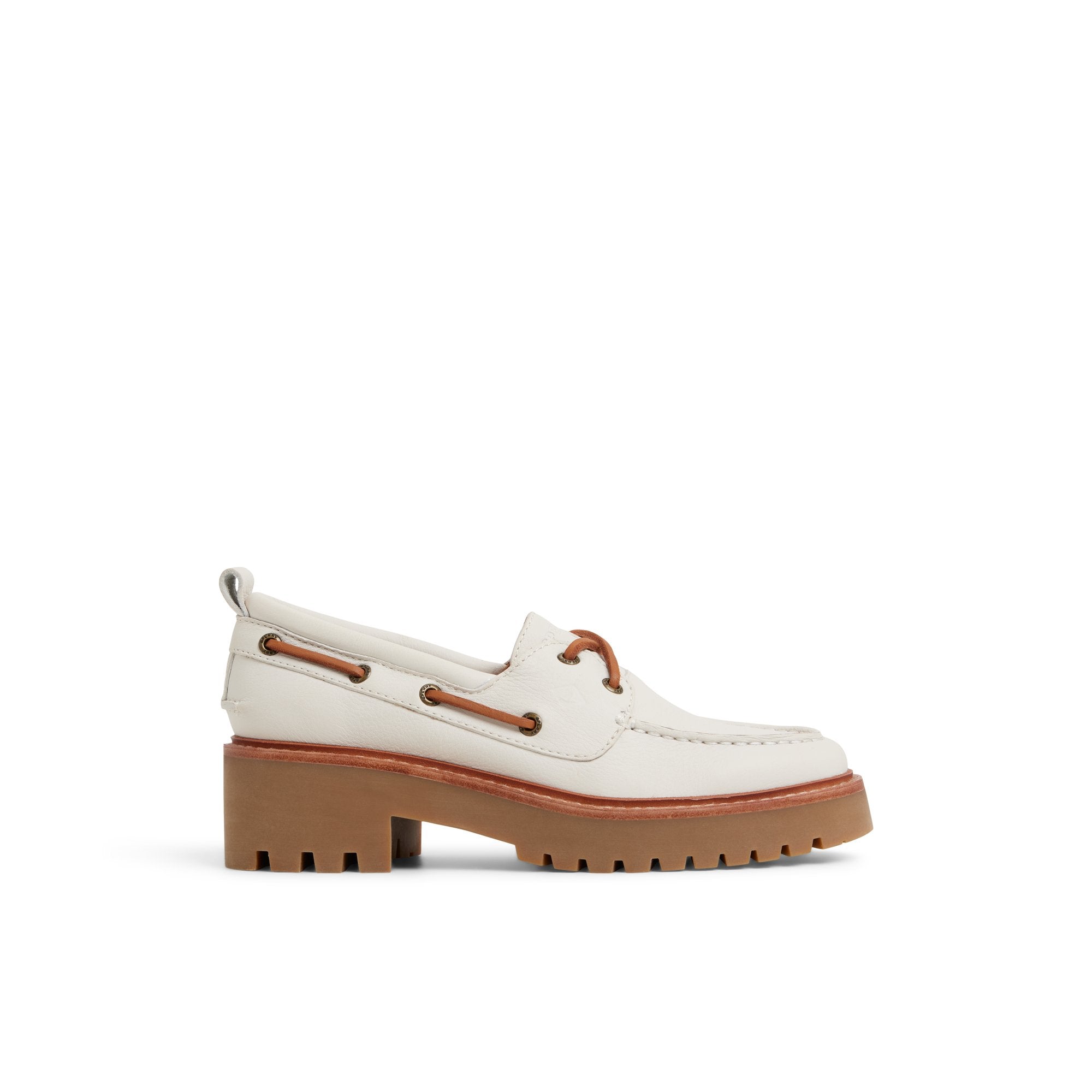 Authentic Original™ Lug 2-Eye Boat Shoe Cream