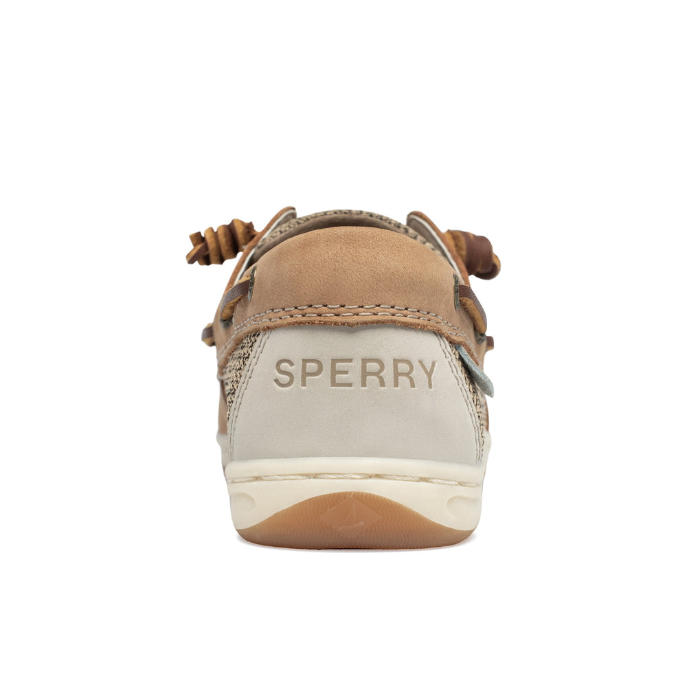 Songfish Boat Shoe Linen Multi