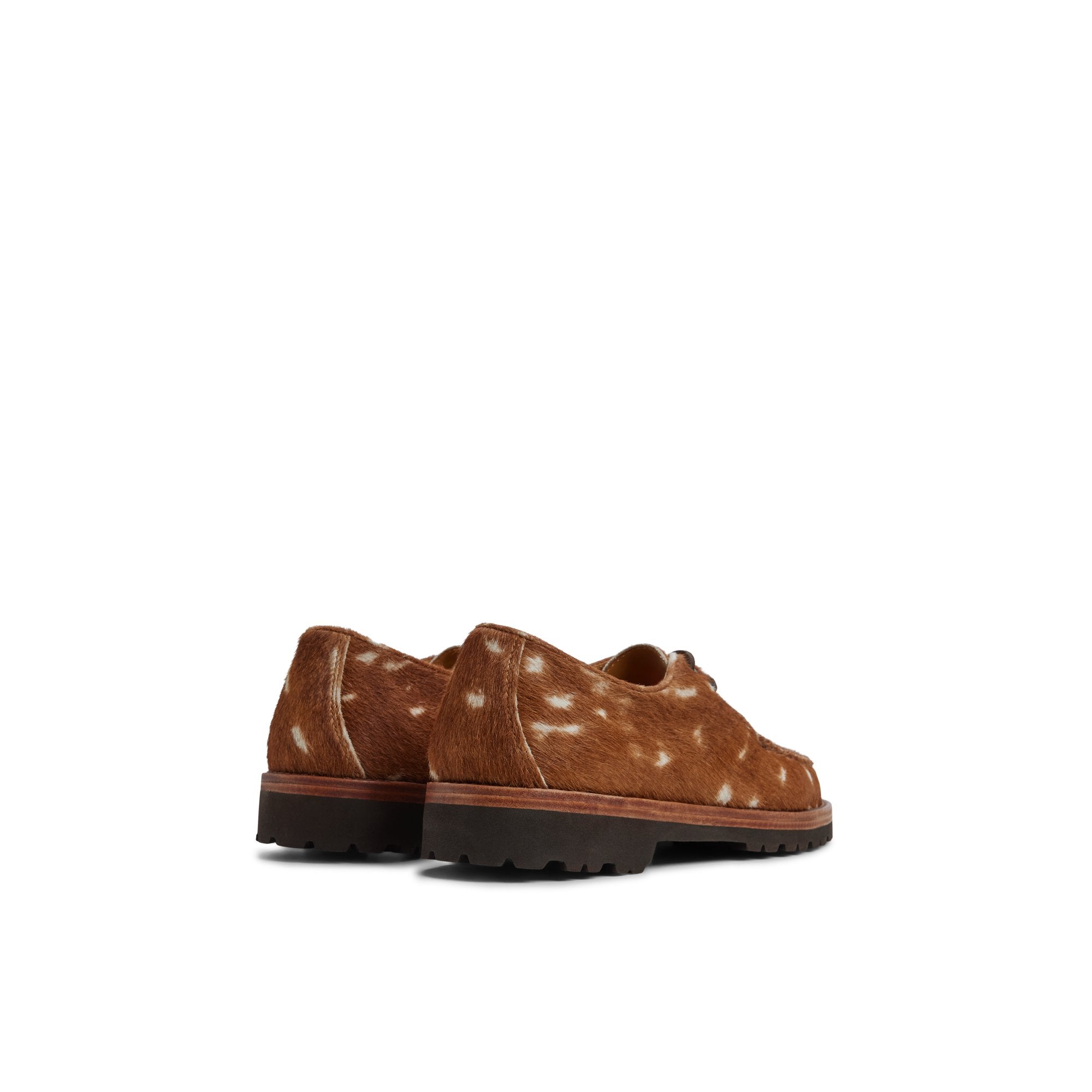 Cow Print Captain's Oxford