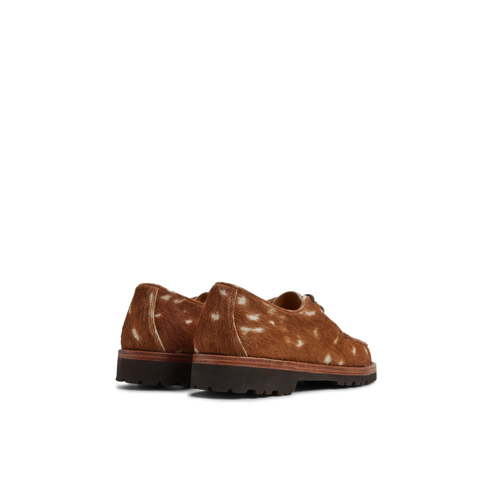 Cow Print Captain's Oxford
