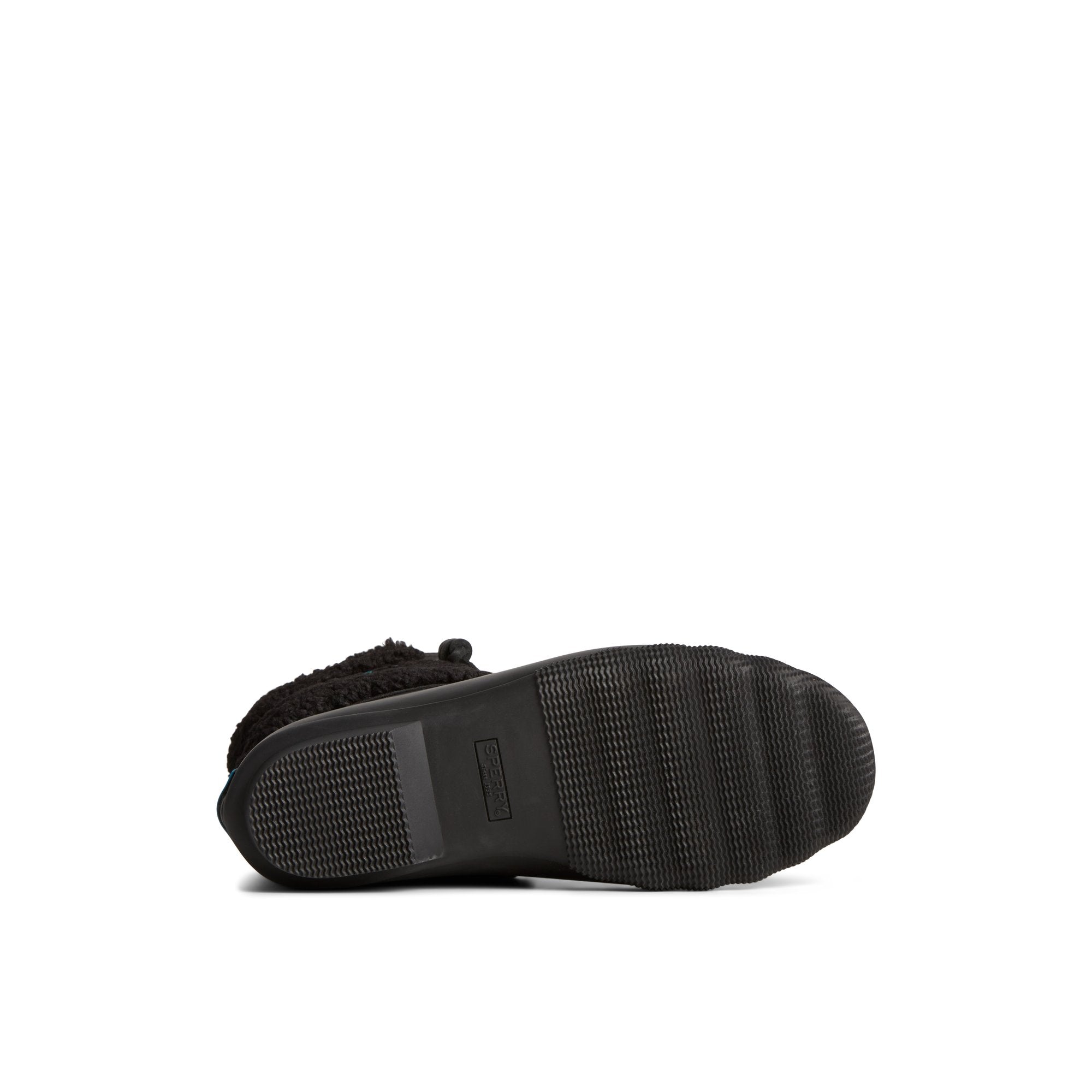 Saltwater™ Rainbow Sherpa Duck Boot Black
