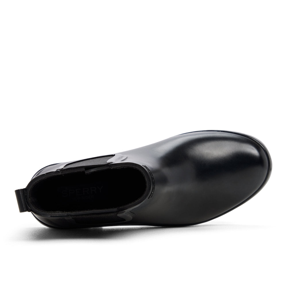 Drizzle Chelsea Rain Boot Black