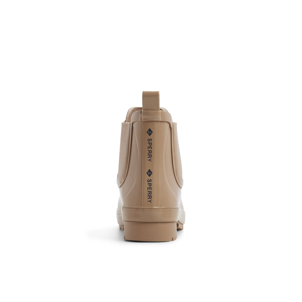 Drizzle Chelsea Rain Boot Taupe