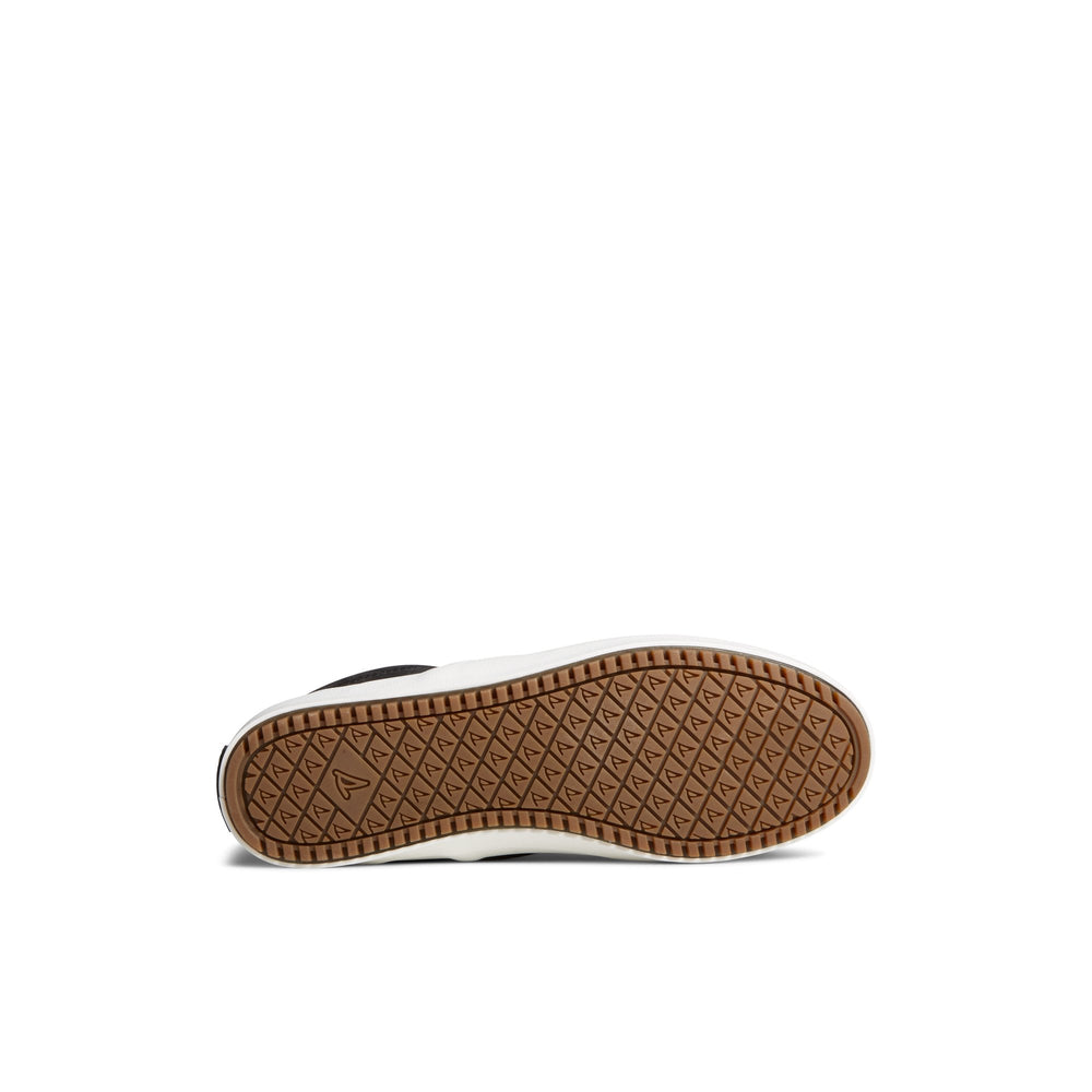 Crest Side Zip Cozy Sneaker Black