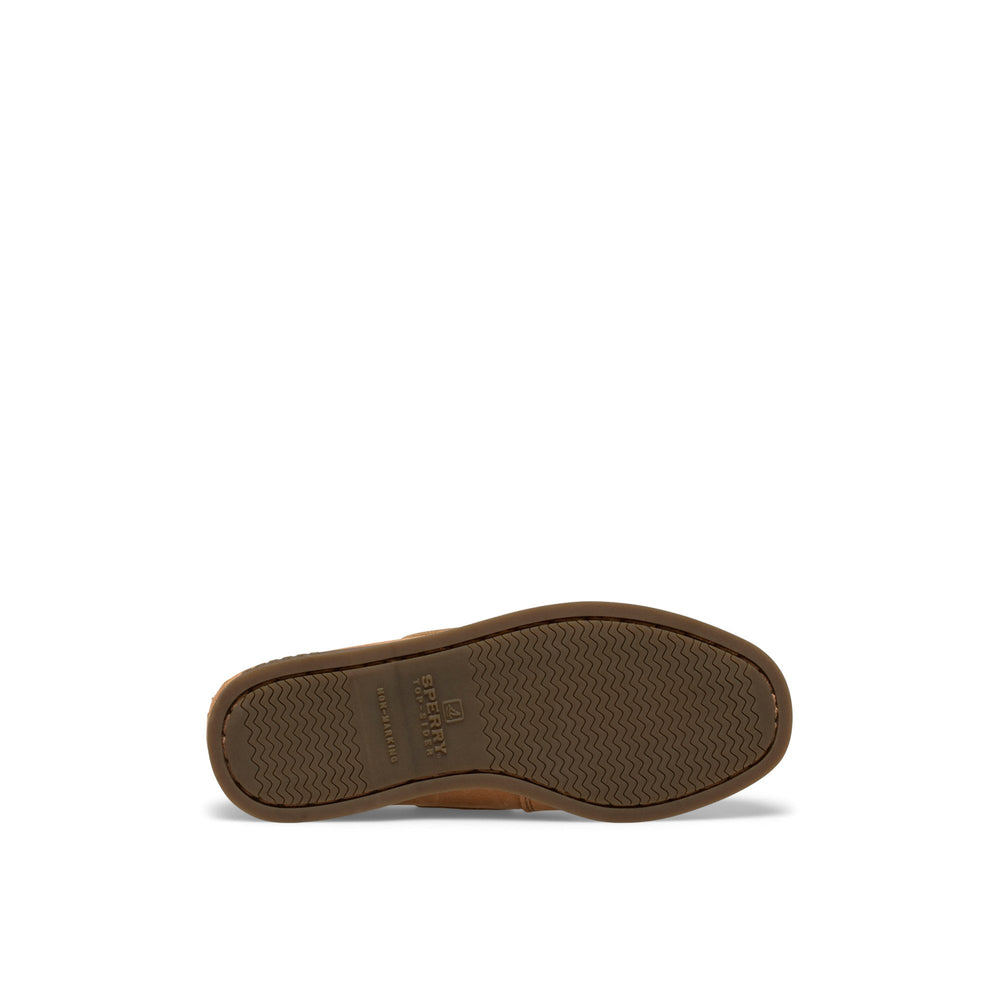 Aokleather Dark Brown Kids Boat Shoes